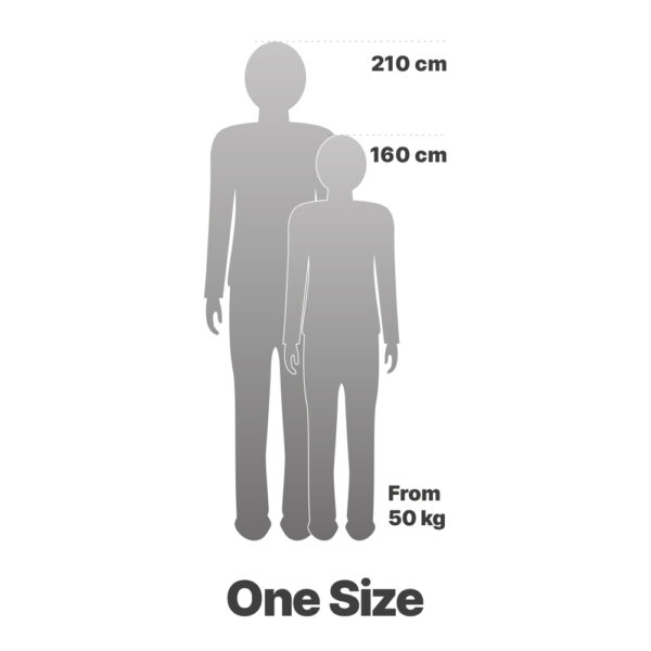 designkayaks breez PE surfski size guide One Size: Height from 160 to 210 cm, Weight from 50 to 120 kg